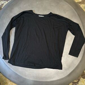 Vince black long sleeve t-shirt